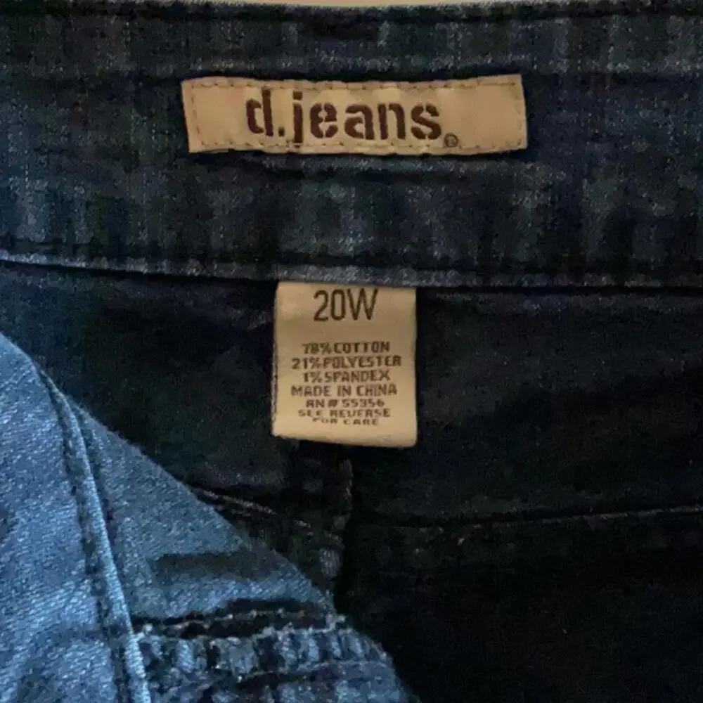 d. jeans Dark Blue size 20W Cropped jeans